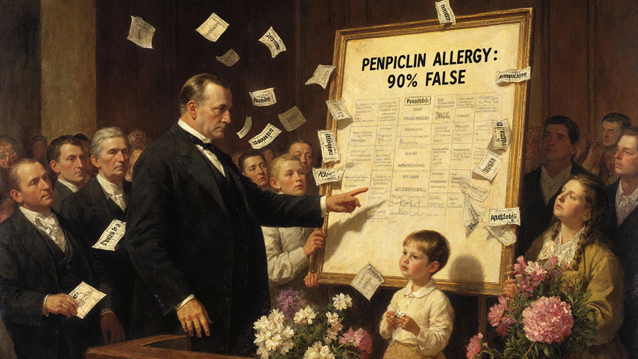 Allergist reveals that 90% of penicillin allergy labels are wrong, as patients shed false labels and a child takes medication safely.